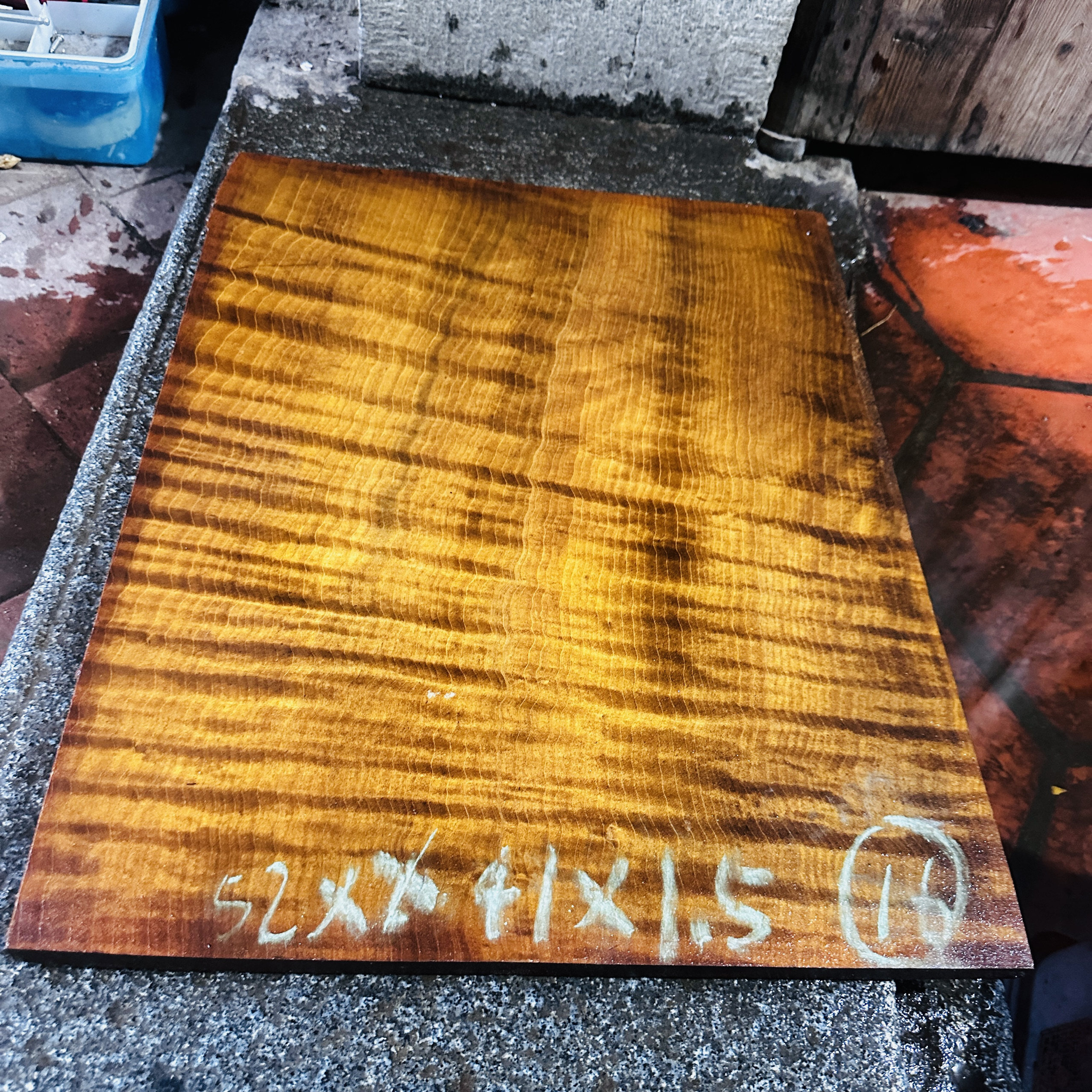 16#金丝楠木黄金楠红木原料精品满水波纹大板料,家具椅子面琴面料