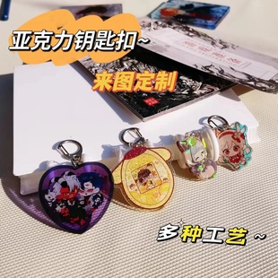 亚克力换装 立牌定制明星周边摇摇乐动漫卡册钥匙扣寄售链接