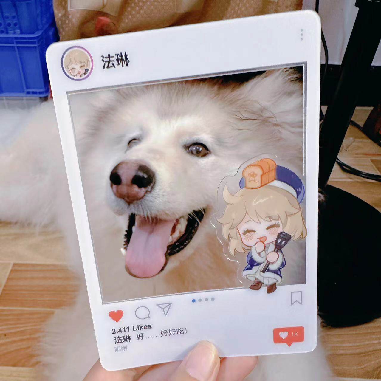 PVC透卡定制ins 明信片 动漫挂件/文具