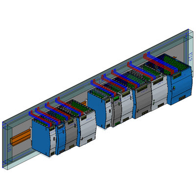 EPLAN部件库明纬开关电源EDR NDR SDR 原理图2D/3D宏文件edz ema