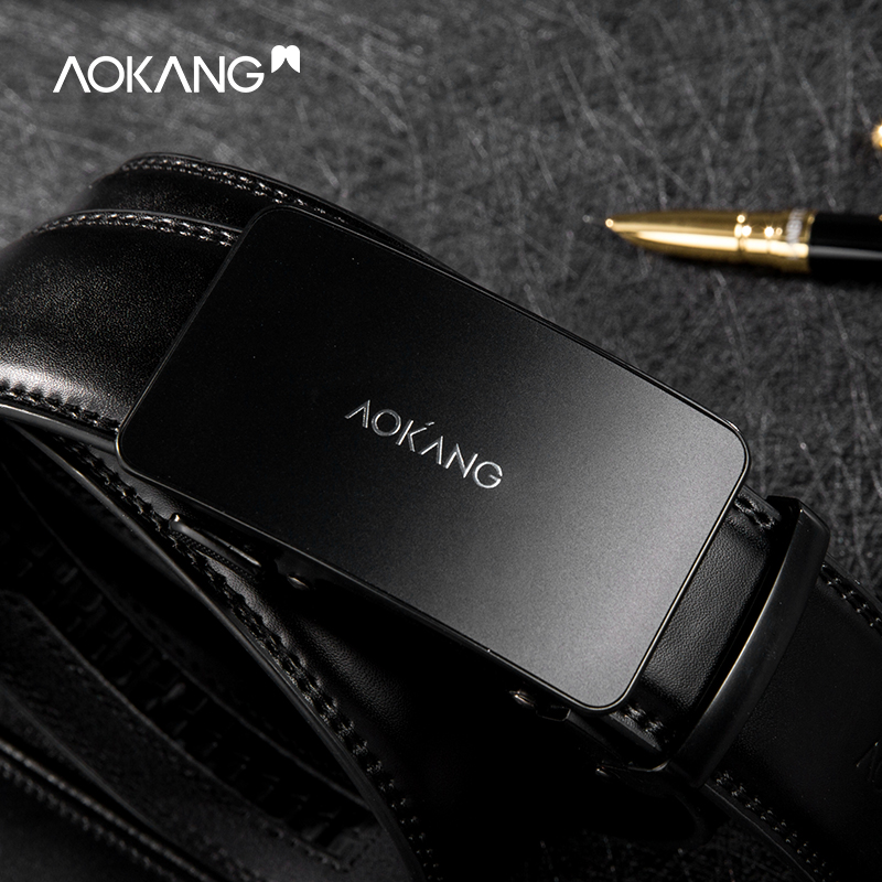 奥康新款休闲风韩版潮流男士皮带