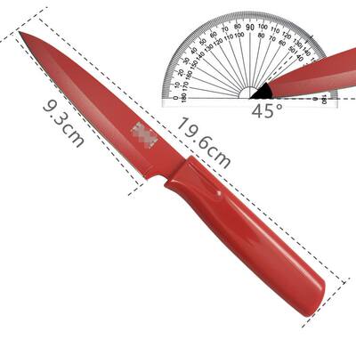 【雅兰】kr水果刀 平口红色