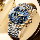 高颜值爆款 男表 手表钢带月相星辰夜光防水网红直播热卖 新款 男士