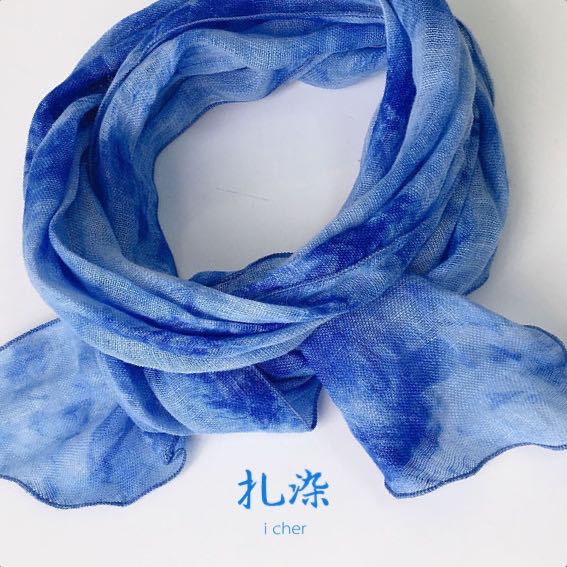 小丝巾一澈文艺亚麻薄款透气