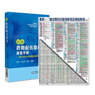 全2册 450种中西药注射剂配伍应用检索表 版+新编药物配伍禁忌速查手册--基于2000组药物配伍研究结果 中国医药科技出版社