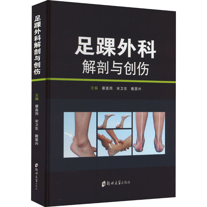 asy 足踝外科解剖与创伤 蔡喜雨,宋卫东,戴景兴 9787564581923 郑州大学出版社
