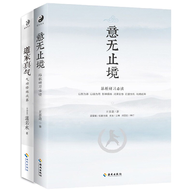 asy 意无止境+道家真气共2册 湛若水 9787544349710 海南