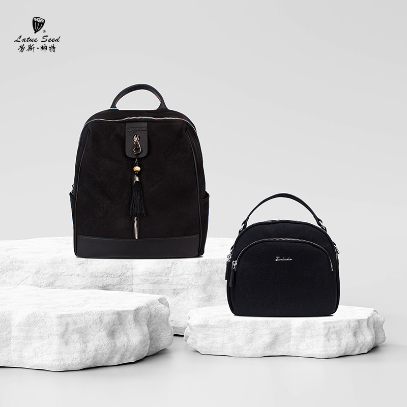 2024新款国风刺绣女包斜挎小包双肩背包牛津布结实耐用大容量