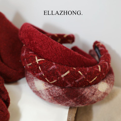 Ellazhong发箍毛绒甜美显白发饰