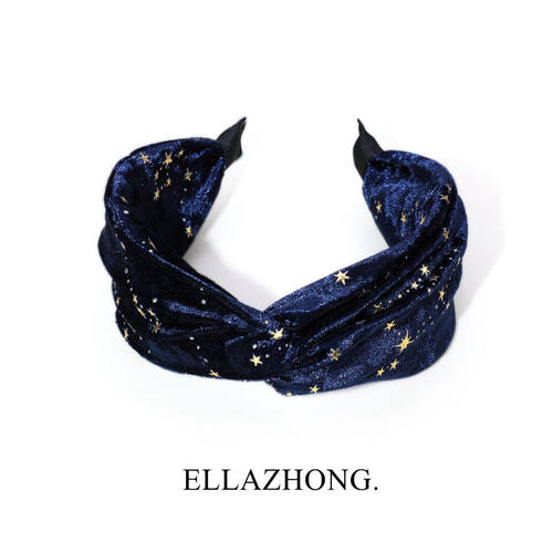 Ellahzhong发给丝绒法式甜美发饰