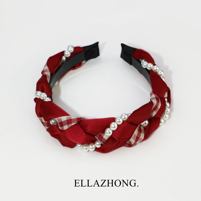 Ellazhong发箍缎面原创设计发饰