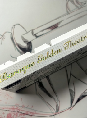 巴洛克键盘前侧贴纸二次元灯箱贴灯罩贴纸通用所有键盘均可使用