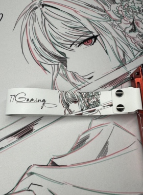 樱之舞特别版通用客制化键盘飘带挂件超纤皮made68/84/ATK68/狼珠