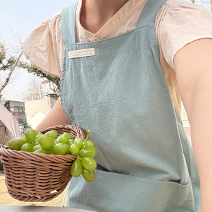 上班专用年轻款 高颜值围裙2025新款 工作服防脏园艺美甲店厨房家用