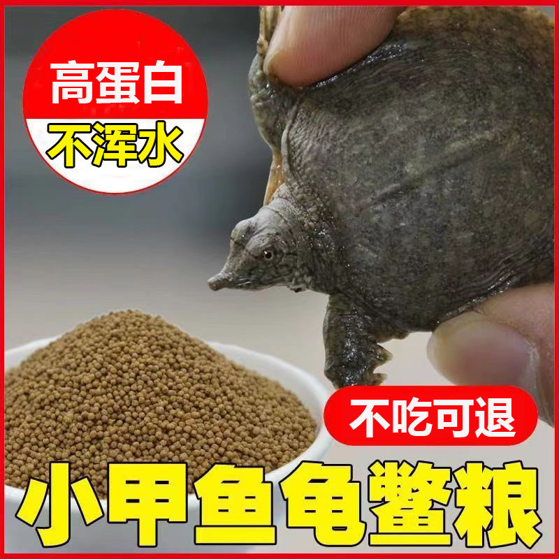 高蛋白甲鱼鱼饲料水鱼团鱼粮食鳖粮王八粮巴西龟乌龟幼龟草龟通用