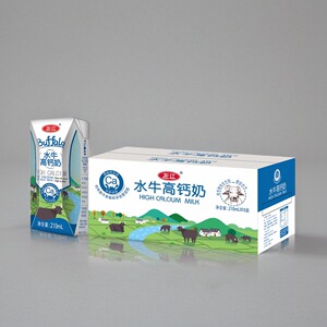 左江水牛高钙奶210ML*10盒早餐奶