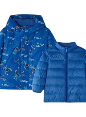 2025男童羽绒服bala冬装新款儿童连帽加厚两件套201421107112