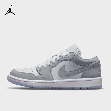Air Jordan 1 Low AJ1 灰白小迪奥低帮复古篮球鞋男女 DC0774-105