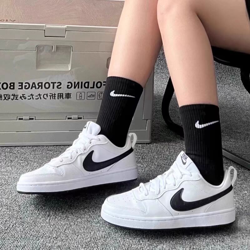 Nike耐克女鞋 Court Borough 白色男鞋休闲小白鞋板鞋 DV5456-104