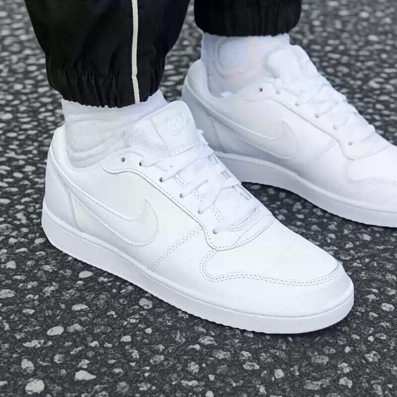 NIKE耐克男鞋板鞋夏季新款简版空军一号纯白低帮休闲鞋AQ1775