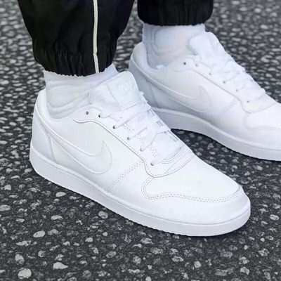 NIKE耐克男鞋板鞋夏季新款简版空军一号纯白低帮休闲鞋AQ1775