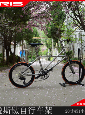 TIRIS泰锐斯钛自行车ZC3半内走线451小轮整车可定制瓜车、山地