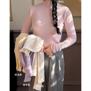 冬天少不了的百搭针织打底衫