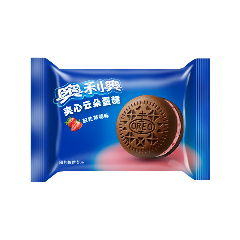 【天猫U先】奥利奥粒粒草莓味味云朵蛋糕1包