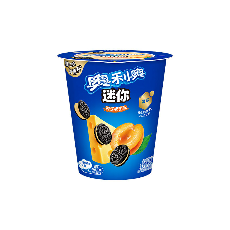 【天猫U先】奥利奥夹心饼干迷你55g杏子奶酪味*1