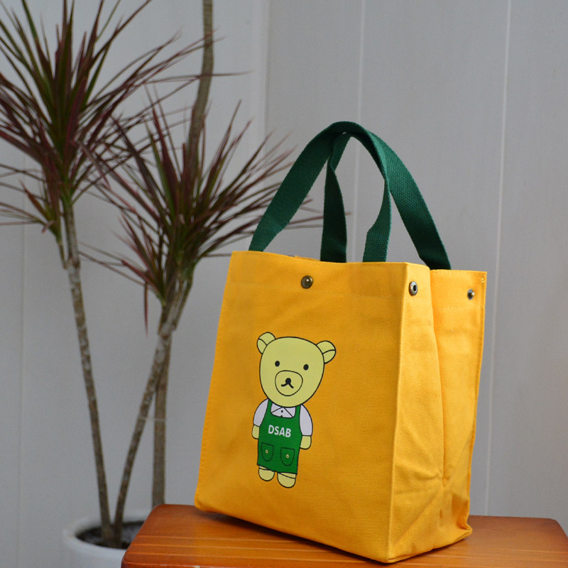 帆布便当包手提袋子学生饭盒袋手提包午餐袋带饭包外出上班小拎包,收纳整理,饭盒袋,淘宝优惠券,粉丝福利购,淘宝优惠卷