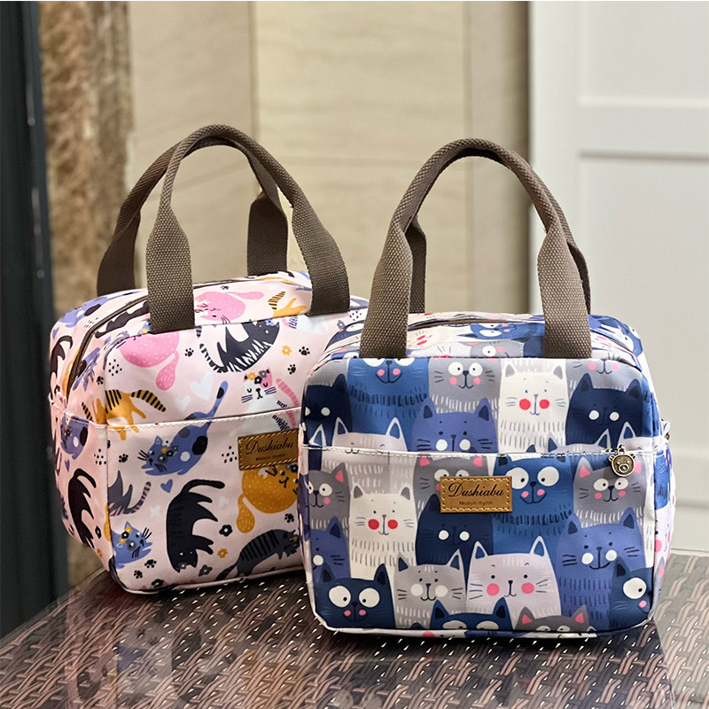 2025新款时尚轻便上班族带饭手提包保温饭盒袋加厚铝箔饭兜便当包,收纳整理,饭盒袋,淘宝优惠券,粉丝福利购,淘宝优惠卷