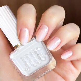 冰透椰白指甲油学生版显温柔免烤速干网红流行不可剥百搭桃色美甲