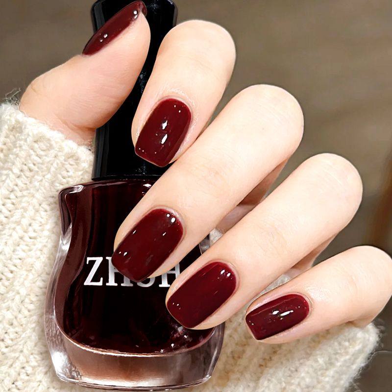 高级酒红指甲油显白持久百搭大瓶速干免烤美甲气质不可剥少女防水,彩妆/香水/美妆工具,指甲油,淘宝优惠券,粉丝福利购,淘宝优惠卷