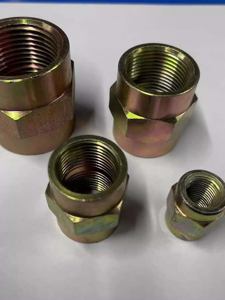 过渡液压对丝接头卡套接头内丝直通直角外丝转换接头高压内丝直通