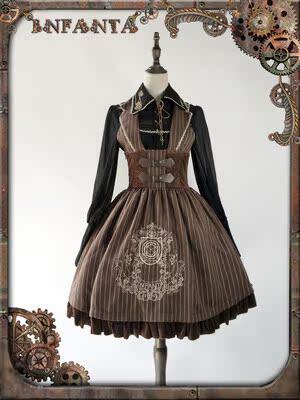 【实体店代挂】现货lolita魔法阵*原创束腰绣花jsk挂脖连身裙老版