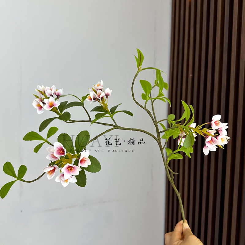 花艺精品 仿真绿植海桐花枝叶装饰摄影花艺装饰大树造景