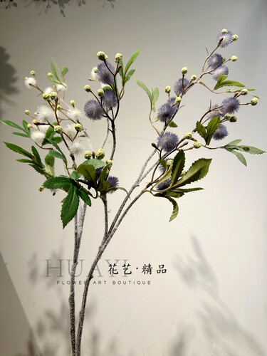 花艺精品仿真毛栗果绢花单只