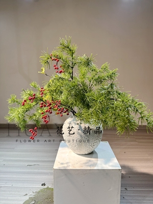 花艺精品仿真大青松松针