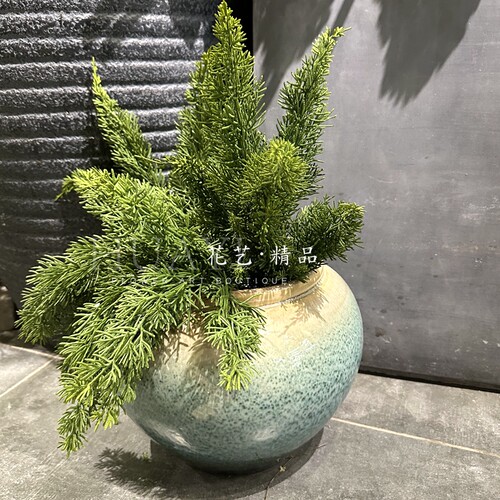 花艺精品狐尾松仿真树枝