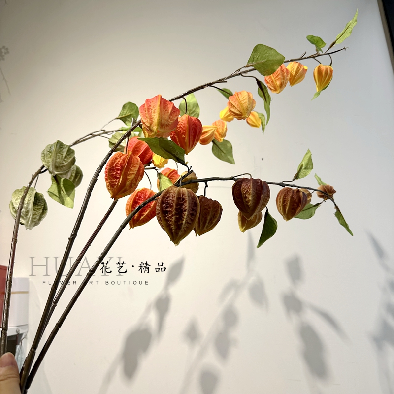 花艺精品仿真花灯笼果单只