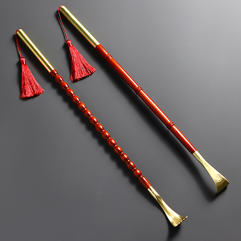 铜头福字痒痒挠高档红木