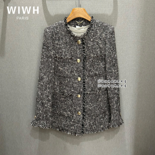 设计师品牌 25冬季 新款 WIWH 外套 专柜 羊毛 WHLB2E286 正品