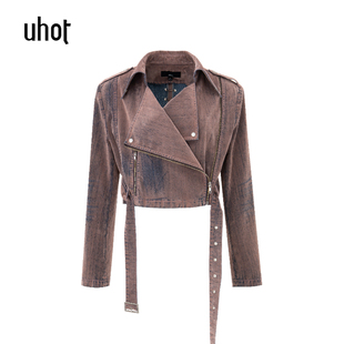 专柜 设计师品牌 2025秋装 uhot 外套 正品 短裤 UWWA2W119 诱货