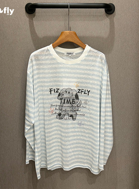 fizzfly |  正品专柜 设计师品牌2025新款秋装 条纹 长袖 T恤