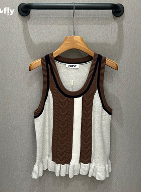 FIZZFLY | 设计师品牌 25秋装 羊毛 花边 针织 马甲