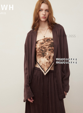 WIWH | 正品专柜 设计师品牌  2026春装 咖色 西装外套 WHHX3E172