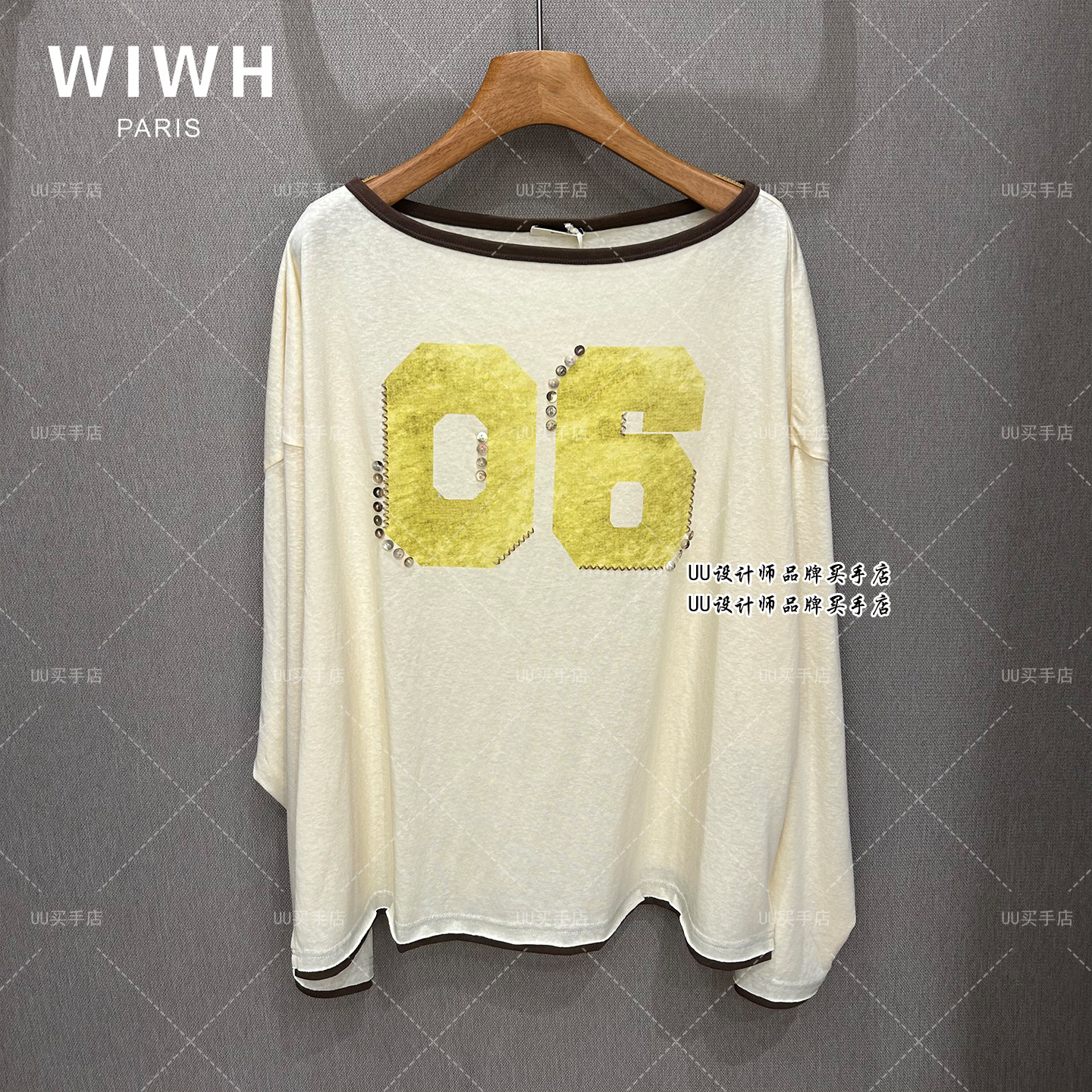 WIWH | 女装 正品专柜 设计师品牌26春季 长袖T恤  WHRT3E173