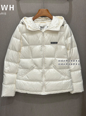 WIWH | 正品专柜 25冬季新款 白色 羽绒服 鹅绒服 WHLY2E213