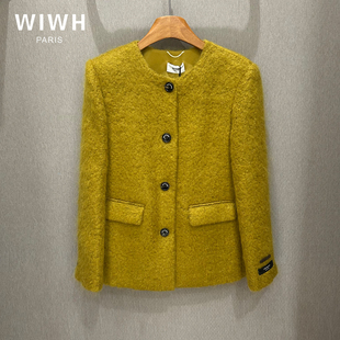 设计师品牌 专柜 25秋装 小香风 WHLB2E375 WIWH 外套 正品