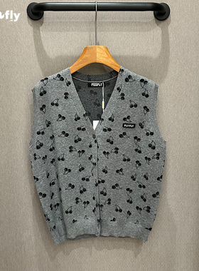 FIZZFLY | 设计师品牌 25秋装 樱桃 羊毛 针织 马甲